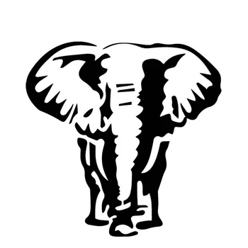 Puternic Elefant Animale Autocolant Auto Masini de Moda Decorare Fereastră Personalitate din PVC rezistent la apa Decal Alb/Negru/Rosu/Laser