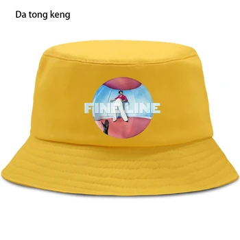 2021 Harajuku Grafic Pălărie Femei Bărbați Panama Găleată cu Capac Design Plat Amuzant palarie de Soare