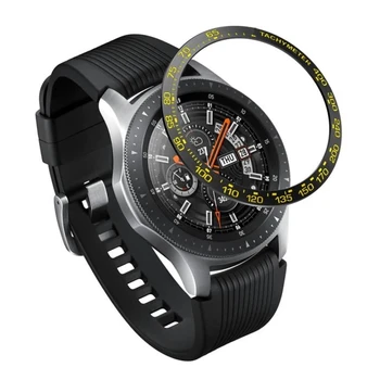 Galaxy Watch 46mm bezel Inel Pentru Samsung Gear S3 Frontieră Metal Adeziv de Acoperire Anti Scratch Capac accesorii s3 46 42mm