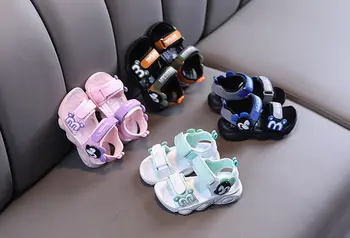 2021 vara noi ochiurilor de plasă respirabil pentru copii sandale pentru băieți și fete, moale cu talpi usoare, non-alunecare moale cu talpi de pantofi de plaja