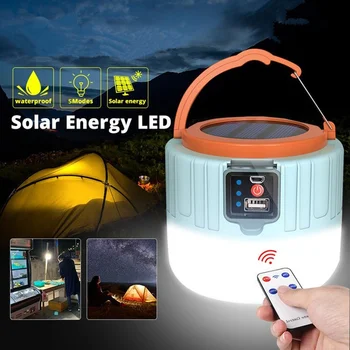 Solar Lumină LED-uri Impermeabil în aer liber Camping Felinar Portabil cu Lanterna Cort-Lampa USB-Încărcare Lumina de Noapte
