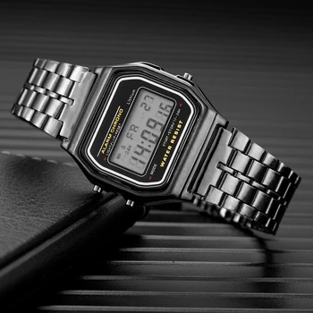 2021 Nou Ceas Digital cu LED Pentru Bărbați Multifuncțional Alarmă Ceas Electronic Impermeabil Simplu Bărbați Femei Cronometru LED-Ceasuri Ceasuri