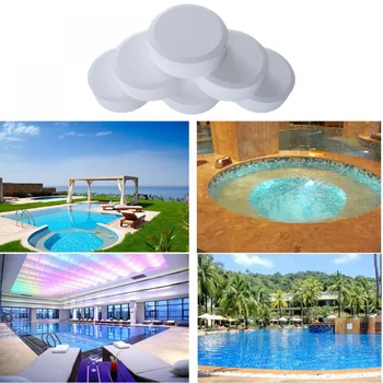50Pcs Tablete de Clor Multifuncțional Instant de Dezinfecție pentru piscine Cadă Spa, piscină cu apă de purificare en-Gros