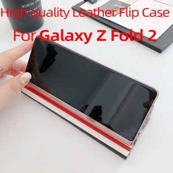 Galaxy 2 Ori Caz Caz pentru Galaxy Z Fold2 5G Piele Flip Caz Coajă de Telefon Mobil 2 Culori Opționale Noi Sosiri