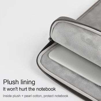 Moale Geanta de Laptop Pentru Macbook air Pro Retina 11 12 13 14 15 15.6 Maneca Caz Acoperire Pentru Xiaomi Dell Lenovo Notebook PC Sac