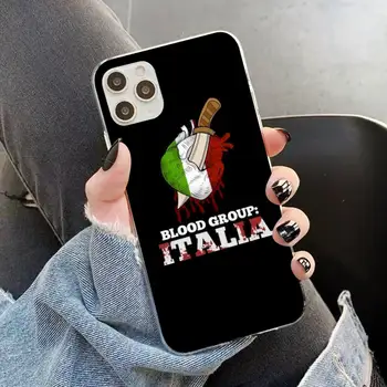 MaiYaCa Italia flag Telefon Caz pentru iPhone 11 12 pro XS MAX 8 7 6 6S Plus X 5S SE 2020 XR caz