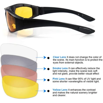 La modă Motocicleta Ochelari de Curse Anti-orbire Windproof Epocă Bărbați Femei Ochelari de protectie Ochelari de soare ochelari de Soare ochelari de Protecție