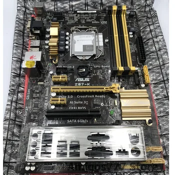 LGA1150 DDR3 Z87 Pentru ASUS Z87-K Original Motherboard32G Z87K Desktop Placa de baza placa de baza cu USB3.0 SATA III VGA OC Folosit