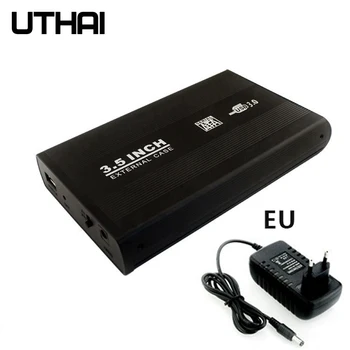 Q07 3.5 Inch SATA La USB 3.0 Desktop Aliaj de Aluminiu Puternic Disipare a Căldurii Incintă Hard Disk Extern HDD Mobil Cabina