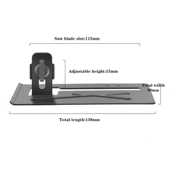 Reglabil Metal Polizor unghiular Îngroșat Tăiere Echilibrul Stand Holder Suport de Bază pentru DIY Woodwoking Instrumente de unelte din Lemn
