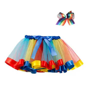 Vara Fete pentru Copii Mini-Fuste Tutu pentru Copii Petrecere de Ziua Fusta de Printesa Colorate Pettiskirt Casual Fete Imbracaminte Pentru 1-8Years