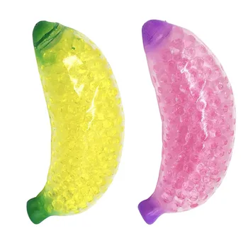 Stoarce Frământa Jucării Fructe Banana Moale Șirag de Bule Minge de Relief de Stres Jucărie Distractiv Gadget Aerisire Copii Cadou Frământa Jucărie pentru Copii