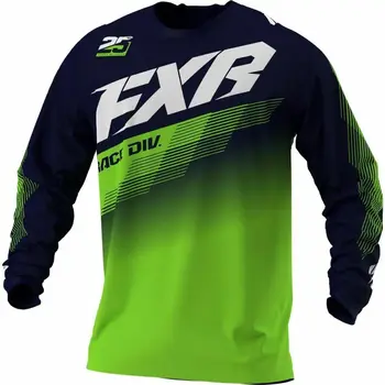 2021 masculină de Coborâre, Fxr Tricouri Mountain Bike MTB Tricouri Offroad DH Motocicleta Jersey Motocross Sportwear Îmbrăcăminte FXR Bicicleta