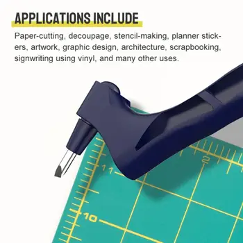 Ambarcațiunile de Instrumente de Tăiere Lamă Rotativă 360 de Hârtie-Cutter 3 Înlocuiți Lama Ambarcațiuni de Tăiere Cuțit DIY Arta Rezistent la Uzura Art Instrument de Tăiere