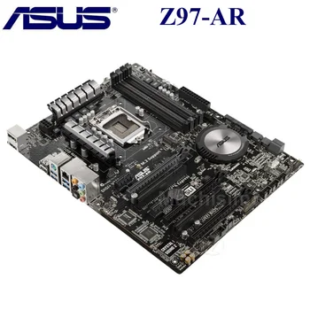 Folosit Asus Z97-AR Placa de baza Intel Z97 Core i7/i5/i3 LGA1150 DDR3 32GB Original Desktop Z97 Mainbaord PCI-E 3.0 Z97-AR 1150, ATX