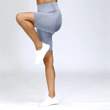 2021 Noi Femeile fără Sudură Talie Mare Sală de Energie Cincizeci de Jambiere de Genunchi lungime Pantaloni de Yoga Fată/Femeie de Sport Antrenament dresuri pantaloni scurți