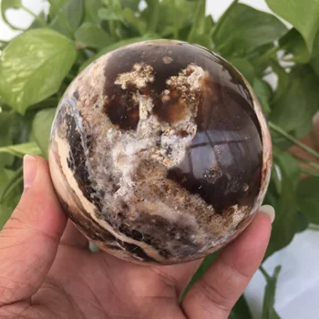 Naturale cristal gri Australian gem mingea, Opal cristal, sferice de piatră, minereu de Reiki, vindecare decor acasă
