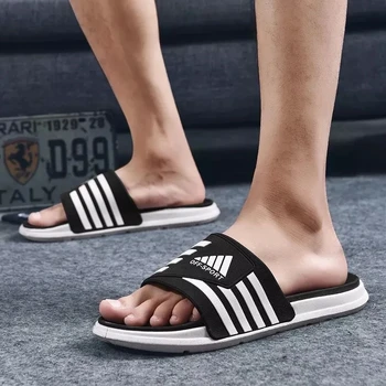 Brand Bărbați Papuci de casă Încălțăminte de Înaltă Calitate, Grosime Talpa Non-alunecare de sex Masculin Sandale de Vara Pantofi de Apă Diapozitive Mens Pantofi de Plaja Om Papuci de casă