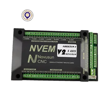 CNC controller NVEM 3/4/5/6axis mach3 card de control interfață Ethernet+ 4/6axis Pandantiv roata de mână MPG cu Oprire de Urgență