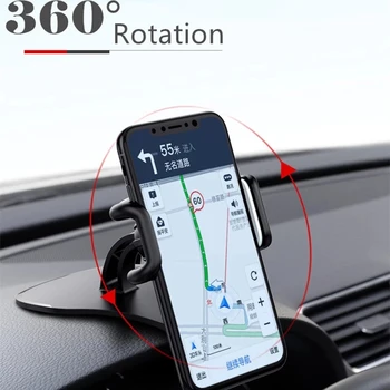Tablou de Bord Universal Auto Suport de Telefon Ușor de Clip Montare Suport GPS Afișaj Consolă Suport Auto Suport Pentru iPhone 8 X Samsung XiaoMi