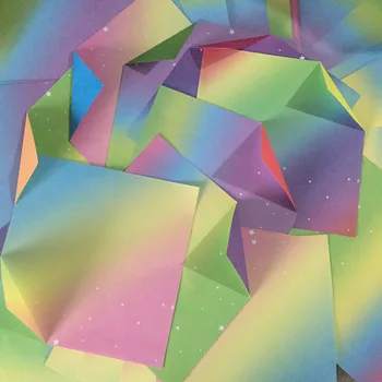 Pătrat de Hârtie Origami Dublu Partea Culori Amestecate Lucrări de Artizanat pentru Copii lucrate Manual DIY Scrapbooking Ambarcațiunile de Decor