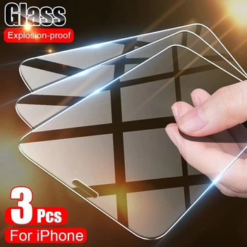 3PCS Complet Capacul din Sticla Temperata Pentru iPhone 11 12 Pro XS Max 12 Sticlă de Protecție Pentru iPhone SE 2020 6 6s 7 8 Plus Ecran Protector