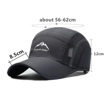 XdanqinX Unisex Plasă de Ventilație Pălărie Bărbați Respirabil Sepci de Baseball Cap Reglabil Dimensiune Femei Coada de cal de Sport Snapback Cap