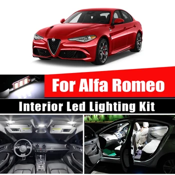 Perfect fără Erori LED bec interior dome hartă Kit de lumina pentru Alfa Romeo Giulietta, Mito Brera GT Spider 147 156 159 166