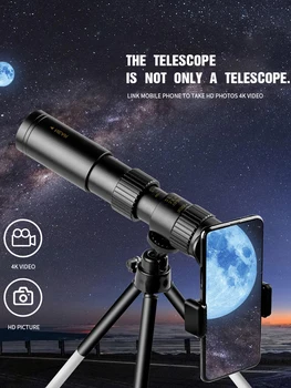 10-300x40mm Telescop Monocular Super Zoom Monocular Calitate Ocular Portabile, Binocluri Vanatoare Lll Viziune de Noapte domeniu de Aplicare Camping