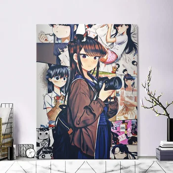 Komi Shouko Komi-san Wa Komyushou Desu Anime Decor Acasă Canvas Postere, Printuri de Arta Decor Perete Imagini Living Pictura