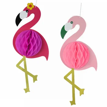 Flamingo Fagure De Miere Mingea Hawaiian, Roz Flamingo Partidul Decor Tropical Temă Ziua De Naștere Petrecere De Nunta Decor Consumabile Copil De Dus