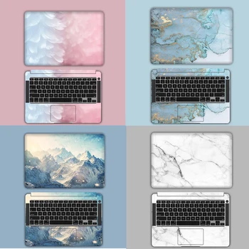 DIY Marmură Colorate Laptop autocolant piele 11/12/13/14/15/16 inch pentru Huawei Matebook d 14 15 pentru Matebook 13 2020 onoare magicbook