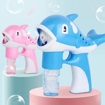 Copilul De Baie Aprinde Arma Bubble Maker Delfin Magic Bubble Machine Suflantă Piscină De Vară Jucării De Nunta, Cadou De Ziua De Nastere