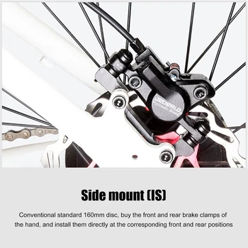 Frână de bicicletă MTB Hidraulic de Frânare Disc de Frână Munte Clemă Frâne modernizate MT315 cu 2 Pistoane 3-Deget Manete de Frana