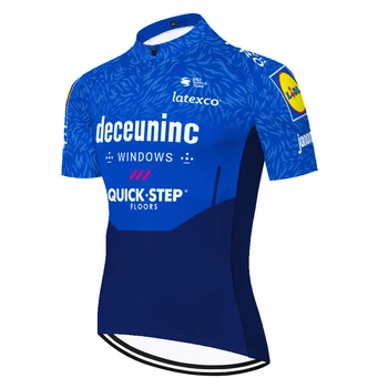 2021 echipa Quick step ciclism jersey Vara cu Maneci Scurte Biciclete MTB de Ciclism Îmbrăcăminte maillot cyclisme homme de Curse de Biciclete Haine