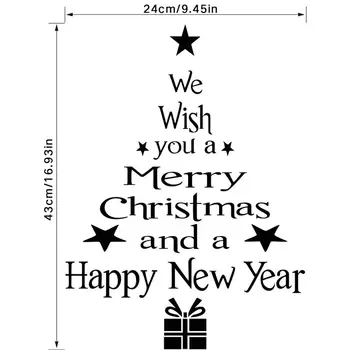 Crăciun Fericit Autocolante De Perete Geam Autocolante Decoratiuni De Craciun Pentru Casa De Crăciun, Ornamente De Crăciun, De Anul Nou 2021