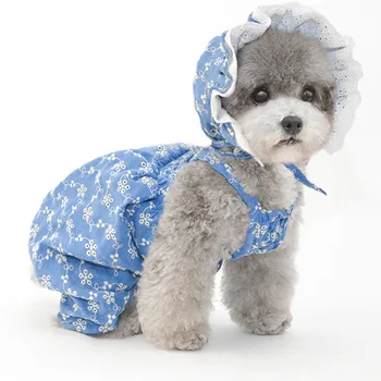 Cele mai noi Moda Câine Salopete de Vara Dovleac Alb Salopeta Sling Vesta 4 Picior Pijamale Pentru Câini de talie Mică Catelul Pisica Salopeta PIJAMA, Costume