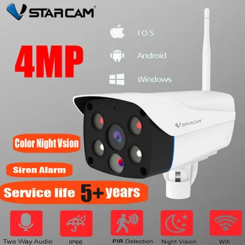 Vstarcam 4MP 1080P Camera IP de Exterior Wifi Camera de Supraveghere Video în aer liber Securitate Camera foto de 3MP Interfon Color/IR Noapte Viziune