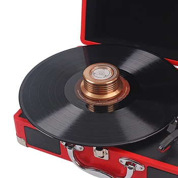 Aliaj de aluminiu Greutate Record Clemă Universală 50 hz LP Vinil placă Turnantă Stabilizator Ușor Portabil Elemente de Muzică