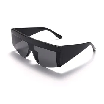 2021 Epocă de Mare Cadru Supradimensionat ochelari de Soare Femei Roz Ochelari de Soare Barbati UV400 Un Pătrat Bucată Shades Ochelari de Ochelari de Brand