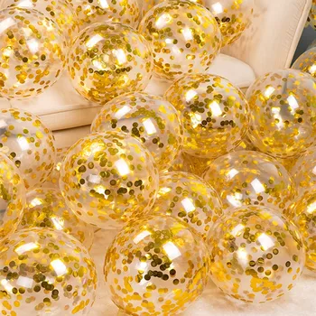 20buc 12Inch Clar Aur Rose Confetti Baloane de Aur Crom Metalic Ballon Petrecerea de Ziua Decor Copii Nunta de Anul Nou Roșu Globos