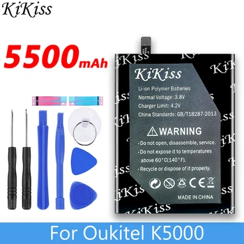 KiKiss 5500mAh Baterie de Mare Capacitate Pentru Oukitel K5000 Înlocuire Baterii Pentru Oukitel K5000 K 5000 De Telefon Mobil Bateria
