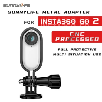 Sunnylife CNC Metal Cadru de Protecție 1/4in Adaptor de Montare Suport Accesorii pentru Insta360 MERG 2