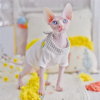 Ananas Moda Kitty Poartă Confort Primavara-vara Sfinxul Pisica fara par Îmbrăcăminte pentru Pisica Sphynx Haine