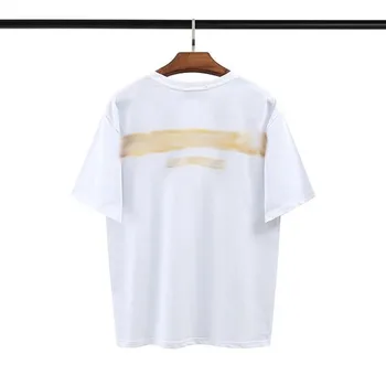 Barbati Casual de Vara de Înaltă Calitate, Bumbac cu Mânecă Scurtă Tricou High Street Scrisoare de Imprimare pentru Bărbați T-Shirt O-Gat Cupluri