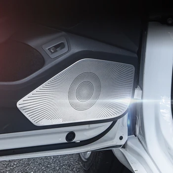 Pentru VW Volkswagen Arteon 2017 2018 2019 2020 Portiera Difuzor de Sunet Chrome Difuzor Capacul Ornamental Cadru Autocolant de Interior