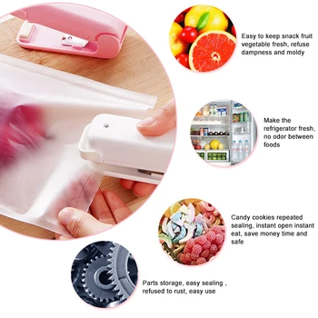 Noul Mini Etanșare Termică Ambalaj de Plastic Sac de Depozitare Mini Mașină de Etanșare la Îndemână Autocolant și Sigilii pentru Alimente Gustare Accesorii de Bucatarie