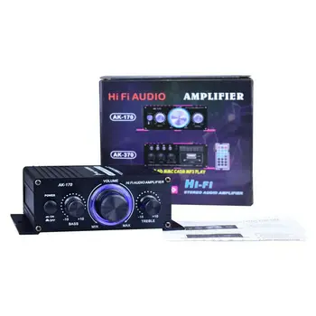 AK170 HIFI Stereo Digital Audio Amplificator de Putere 400W 12V FM Radio, Microfon Mini Masina de Sunet Amplificador Bord Home Theater Amplificatoare
