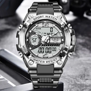 LIGE Brand Bărbați Ceas Digital Militare Ceasuri Sport de Moda 50ATM Electronice Impermeabil Ceas de mana Barbati Reloj Inteligente Hombre