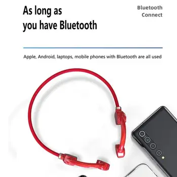 Sport Căști fără Fir rezistent la apa IPX5 Bluetooth Os Conduită Căști PGDM E8 Peste Ureche Execută cu Cască cu Microfon Handsfree